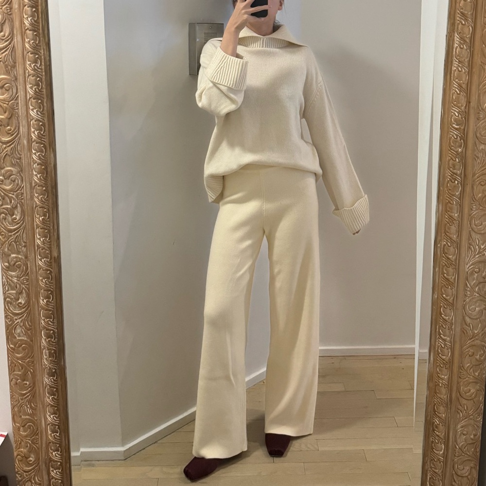 English Factory Knit Ribbed Pants - Picture 2 of 5